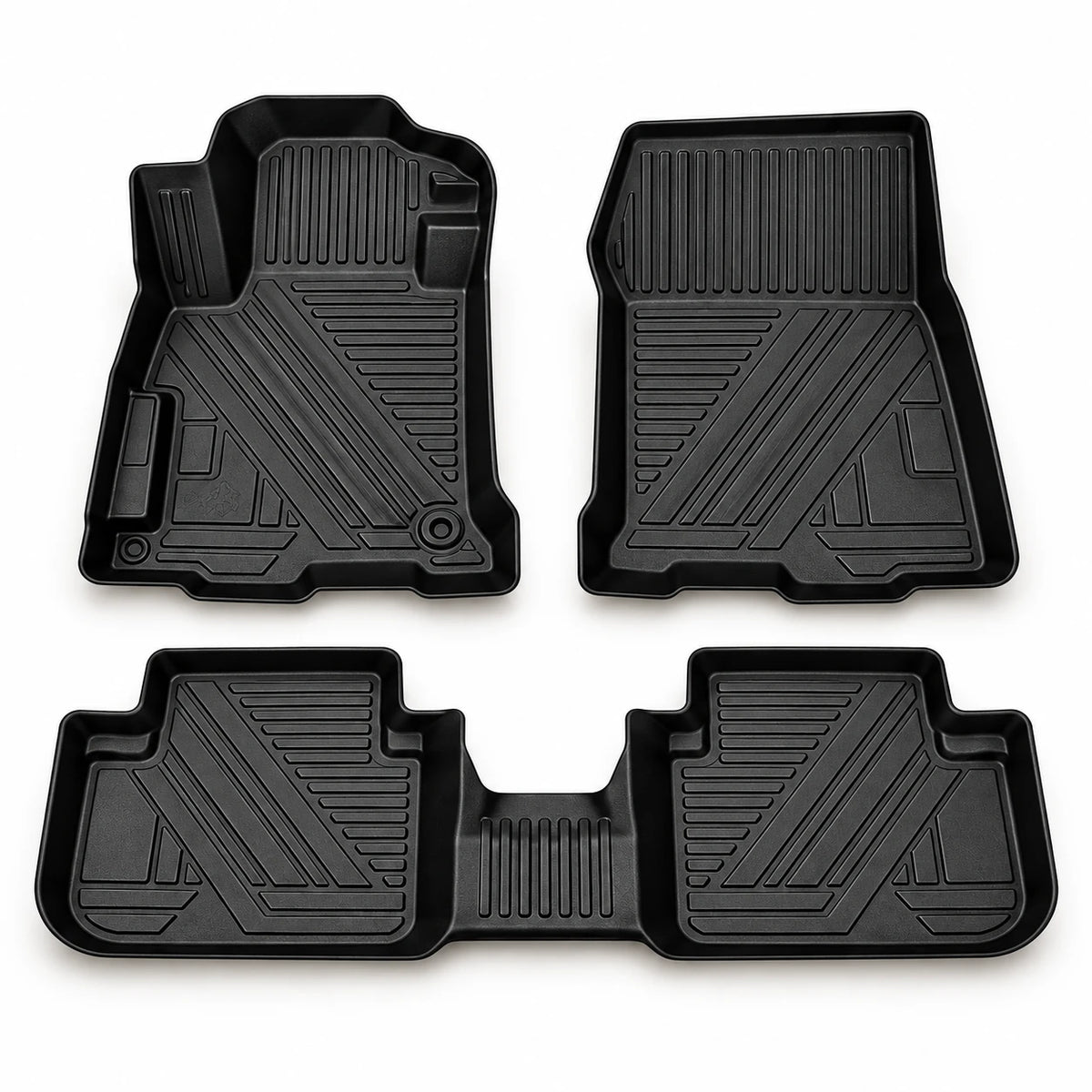 3D Custom-Fit Car Floor Mats with Raised Edges & Boot Tray